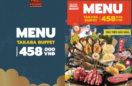 (MIỀN NAM) MENU BUFFET TAKARA
